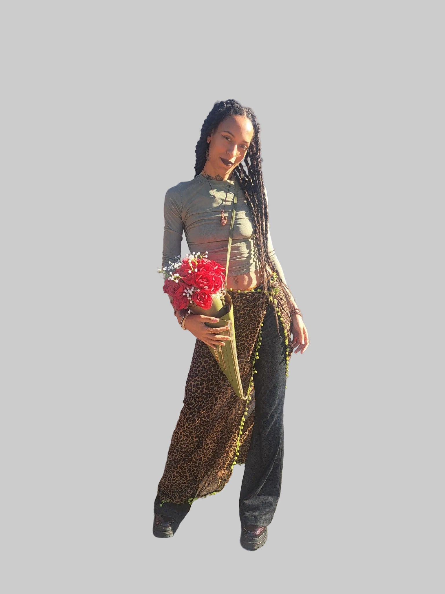 Berchell Bouquet Bag Olive x Lily&Rose