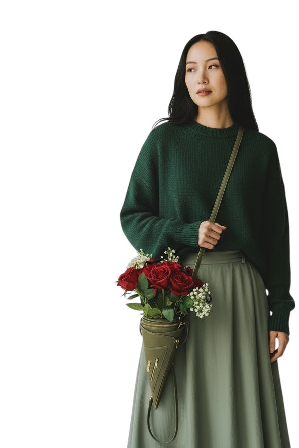 Berchell Bouquet Bag Olive