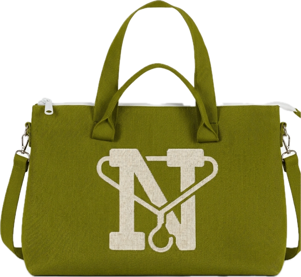 Afrooklyn Ankees Messenger Crossbody *PATRON 🍋‍🟩 GREEN* + Organizer Insert