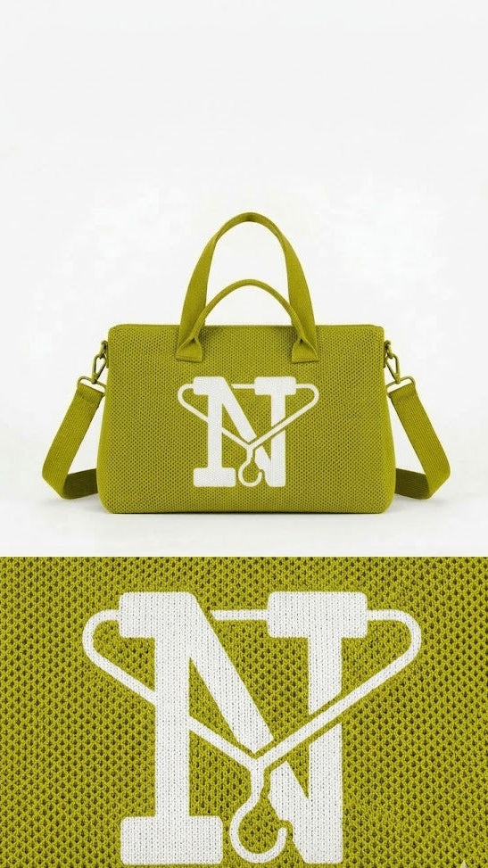 Afrooklyn Ankees Messenger Crossbody *PATRON 🍋‍🟩 GREEN* + Organizer Insert