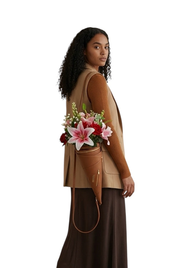 Berchell Bouquet Bag Cognac